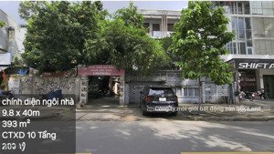 tin thật - bán nhà mt sương nguyệt anh, bến thành, quận 1. dt 9.5x40m cn 400m2 - giá 285 tỷ tl