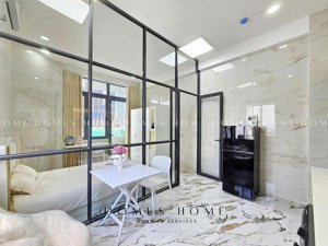 cho thuê căn hộ studio mới xây - có cửa sổ bancong - máy giặt riêng