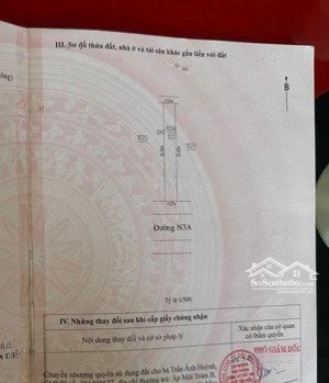 cần bán gấp lô đất khu a - tđc vĩnh tân. đường n3a