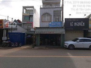 bán nhà mặt phố đường lý tự trọng, lý tự trọng, tân phước khánh, tân uyên, bình dương, 4,3 tỷ, 80m2