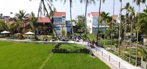 bán lô đất view lúa trải dài tại cầm châu hội an, ngang 10m