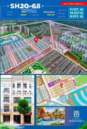 qũy căn giá tốt nhất pk san hô - vinhome ocean park2, diện tích 48m chính sách ưu đãi cực khủng.