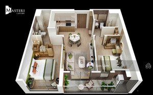 mở bán 2 ngủ - masteri lakeside - view hồ gia lâm 19ha tòa u38