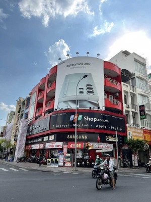 bán tòa nhà góc 2 mặt tiền khu phan đăng lưu. dt 273m2 (13x21m) 7 tầng, hđt 150tr/th. giá 48 tỷ tl