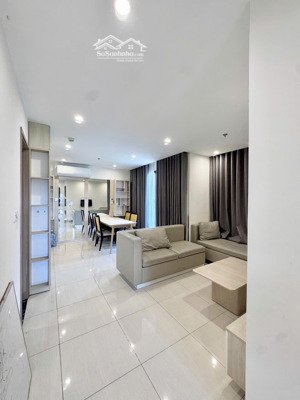 căn 2pn+ diện tích lớn, view thoáng, nội thất tươi sáng, khu vườn nhật the origami, vinhomes quận 9