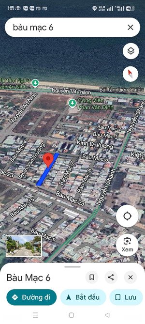 bán đất đường 5m5 bàu mạc 6 đông nam sạch đẹp. s=108m2 ( 5x22) giá: 4.3 tỷ