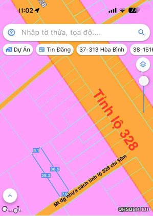 bán đất đẹp, vị trí tốt, trung tâm xã hòa hội tp hcm ( xã hòa bình xuyên mộc brvt cũ) đi biển 15km