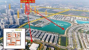 cực phẩm 2n+ view hồ, bàn giao cao cấp, có slot ô tô masteri lakeside - ký cđt - tầng 2x