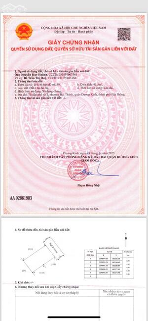 Bán đất Hải Thành 2 - Dương Kinh - Hải Phòng