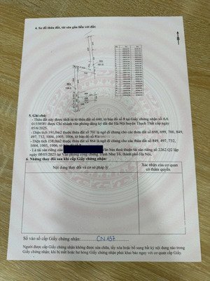 chủ gửi bán 2 lô thôn kim bông, tân xã, hà nội. diện tích 100m2. thổ cư 100%