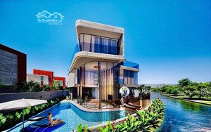 vip bán căn biệt thự 3 tầng 468m2 full hồ bơi view sông hướng biển - dòng tiền 100 triệu/tháng