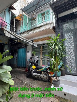 bán nhà 2mt trước sau đàm thận huy vs hẻm 298 vườn lài. dt 21m2. 1 lầu