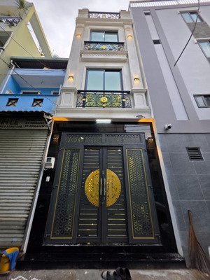 bán nhà hxh mới vạn kiếp, p3 bình thạnh, nhà 3 tầng, 4pn, sân thượng thoáng dtcn 50.7m², 10.5 tỷ tl