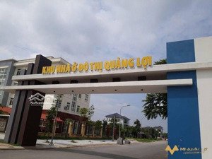 cần bán ô đất tại kđt quảng lợi sau lan chi mart, trước mặt là công viên, lh 