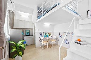 căn hộ dịch vụ mới full nội thất có cửa sổ lớn - không gian xanh