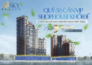 độc quyền căn shop khối đế sun symphony sát mặt sông hàn - ngay bến du thuyền giá chỉ 9,7 tỷ ck 18%