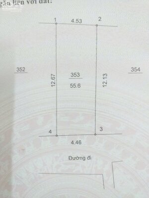  Cần bán đất phố Trạng Trình - nội thị Sơn Tây Diện tích 55,6m , mặt tiền 4.46m nở hậu