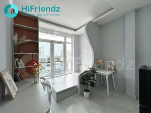 khai trương studio ban công | full tiện nghi | view saigon | thang máy | gần cầu nguyễn văn cừ q1