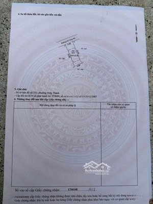 đất gần chợ và kdc hiệp thành 1, dt: 6x 18, thổ cư: 50, vị trí trung tâm, lh:0949243531