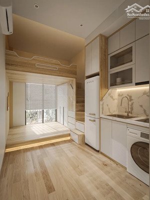 tòa căn hộ có thang máy - ngõ cầu giấy: 97m2 có 6 tầng, dòng tiền cho thuê hơn 1.4 tỷ/năm