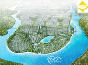 chào bán lô góc 2 mặt tiền vị trí sát sông view công viên với dt 500m2 khu đảo vip giá cực tốt
