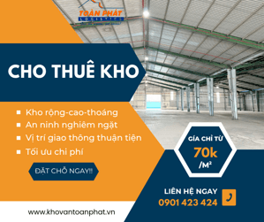 Thuê kho khu vực KCN Sóng Thần 1, P.Dĩ An, TP.HCM