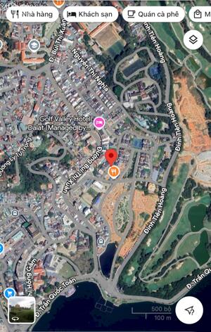 CẦN SANG NHƯỢNG GẤP NHÀ HÀNG VỊ TRÍ SIÊU ĐẸP – KHU GOLF VALLEY, PHƯỜNG 2 - ĐÀ LẠT Diện tich 340m2 Hướng Đông Nam giá 45 tỷ