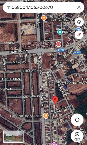 đất tái định cư phú chánh c đường 64