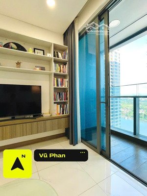 cho thuê căn hộ sunwah pearl 1pn giá 25tr/tháng. view sông view bitexco