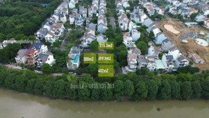 bán đất biệt thự vip tại kdc gia hoà quận 9: lô góc 20x20m. view sông, đường lớn, được làm hầm