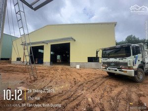 cho thuê kho, nhà xưởng 6450m2, giá cực chất 368 triệu tại đường 1, vĩnh tân, tân uyên, bình dương