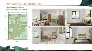 bán căn hộ 1pn, 1wc tại k home new city, 978 triệu, 45m2, thủ dầu một, bình dương