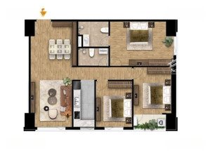 hàng hiếm bluegem - căn hộ 3pn tầng 06a, view mở - giá tốt nhất thị trường