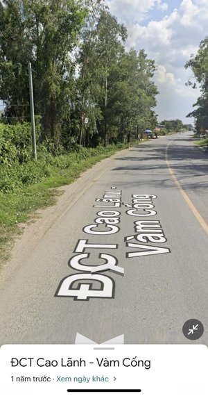 bán gấp đất mặt tiền đường đct cao lãnh vàm cống, xã thạnh lợi, bến lức long an cũ