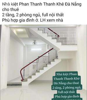 Cho thuê nhà hẻm Phan Thanh Thanh Khê Đà Nẵng