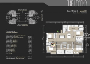 hiếm - penthouse cc legend 186m2 4ngủ 3vs, thiết kế mở 2 ban công rộng, full nt, 20tỷ lh 