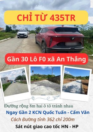chỉ từ 435tr gần 30 lô đất an thắng, an lão tâm điểm kết nối hạ tầng & kcn