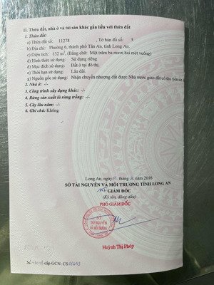 bán lô đất góc siêu đẹp mặt tiền d7,cách aeon mall tân an chỉ 100m.đã có sổ đỏ,dt 132m² giá:6,25ty