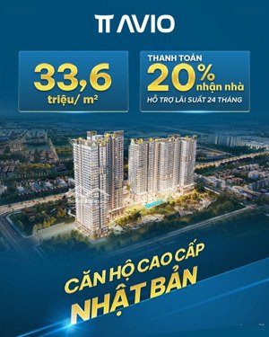 suất nội bộ từ cđt - tt avio căn 40m2 trả góp 9 triệu/tháng tới khi nhận nhà, gói hỗ trợ cho vay