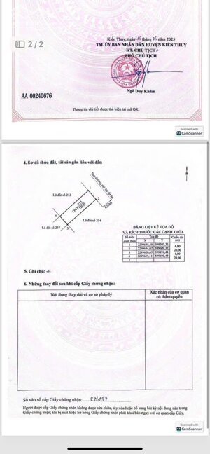 Bán đất TĐC Bà Cằng - Dương Kinh - Hải Phòng