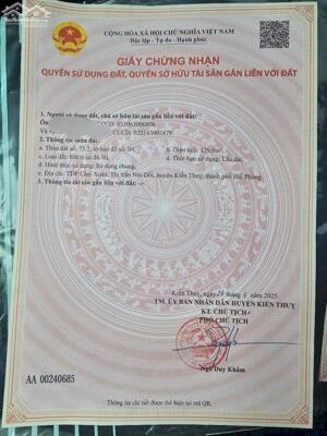 Bán đất Núi Đối - Kiến Thụy - Hải Phòng