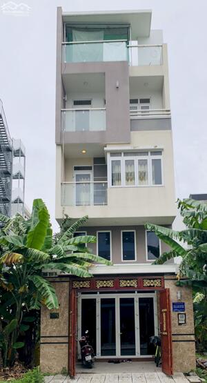Cho thuê nhà VP 4 tầng mặt tiền KĐT An Phú #Quận_2