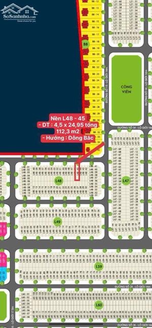 Bán nền 112m2 khu dân cư Ngân Thuận ( Stella Mega City(