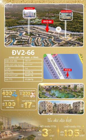  Biệt thự song lập mặt tiền đắt giá – sau nhà là biển, cạnh công viên & Vincom Megamall 