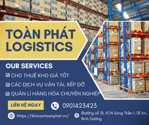 Thuê kho Toàn Phát – Tiết kiệm thời gian và chi phí vận hành