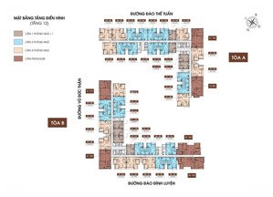 10 căn ngoại giao 2-3-4 ngủ tầng 6-7-8-9-10-11-12 và 1 căn penthouse tại dự án long biên central.