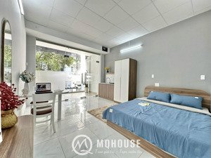 cho thuê căn hộ studio - ban công lối đi riêng - hẻm ô tô - ngay lotte cộng hoà - k300