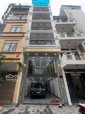 nhà 7 tầng, mặt đường đỗ mười - hoàng mai 4 làn xe, oto ngủ trong nhà, nhỉnh 14tỷ
