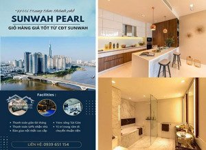 sunwah pearl giá bán từ chủ đầu tư 8/2025, giá từ 150tr/m2 bàn giao full nội thất