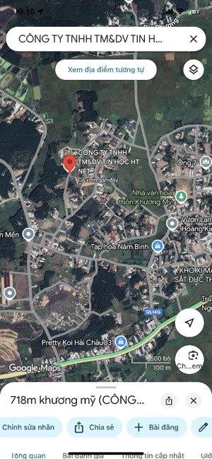 chào bán nhà vườn 718m2 khương mỹ, hoà phong, đà nẵng